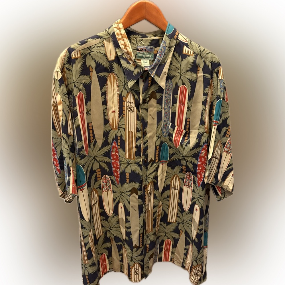 Classic Reyn Spooner Tropical Print Shirt - known for quality and craftsmanship.